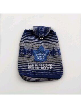 Vintage Toronto Maple Leafs Woven Baja Backpack Rucksack Drawstring Toggle Close